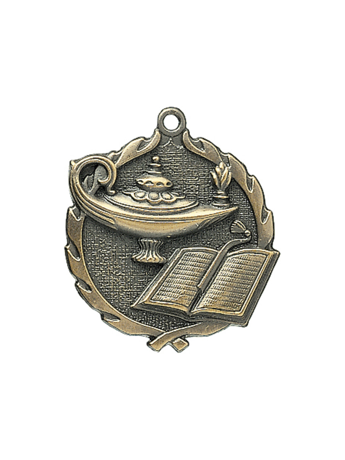 Sculptured Medals - Lamp of Knowledge - The Engraving Shoppe