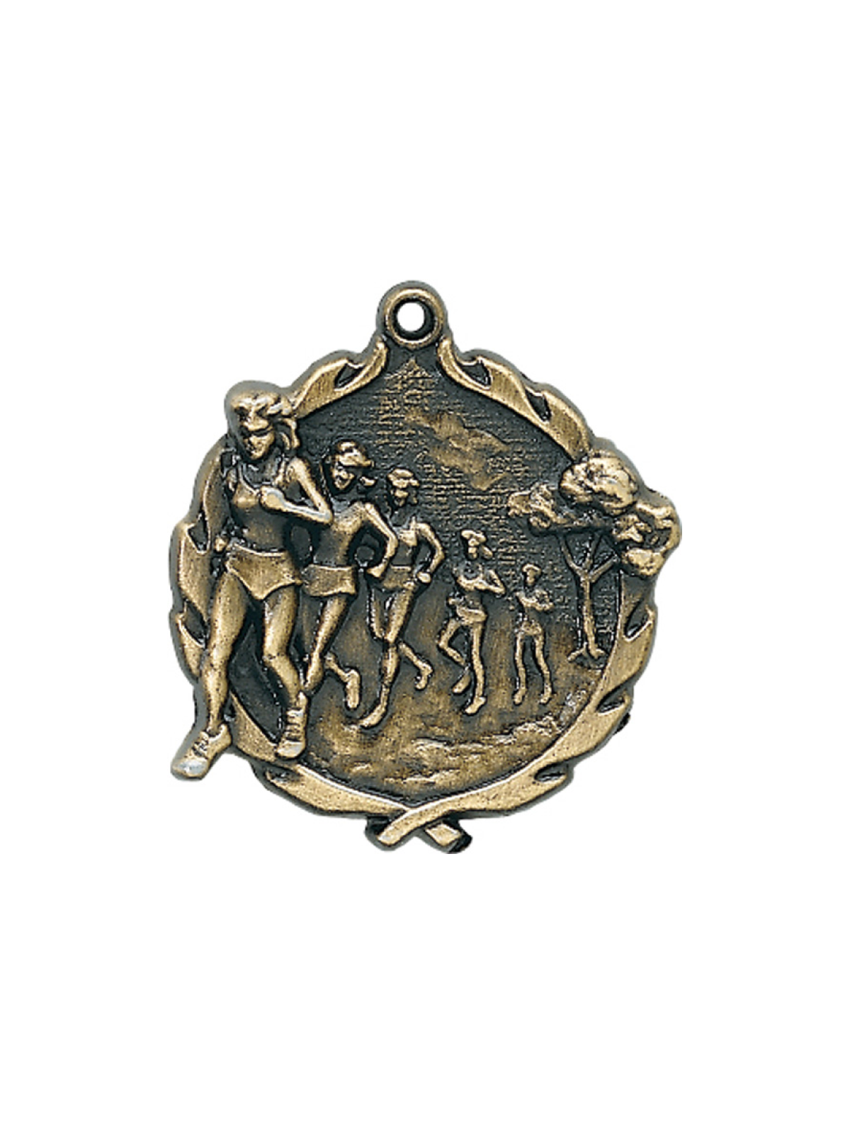 Sculptured Medals - Cross Country (F) - The Engraving Shoppe