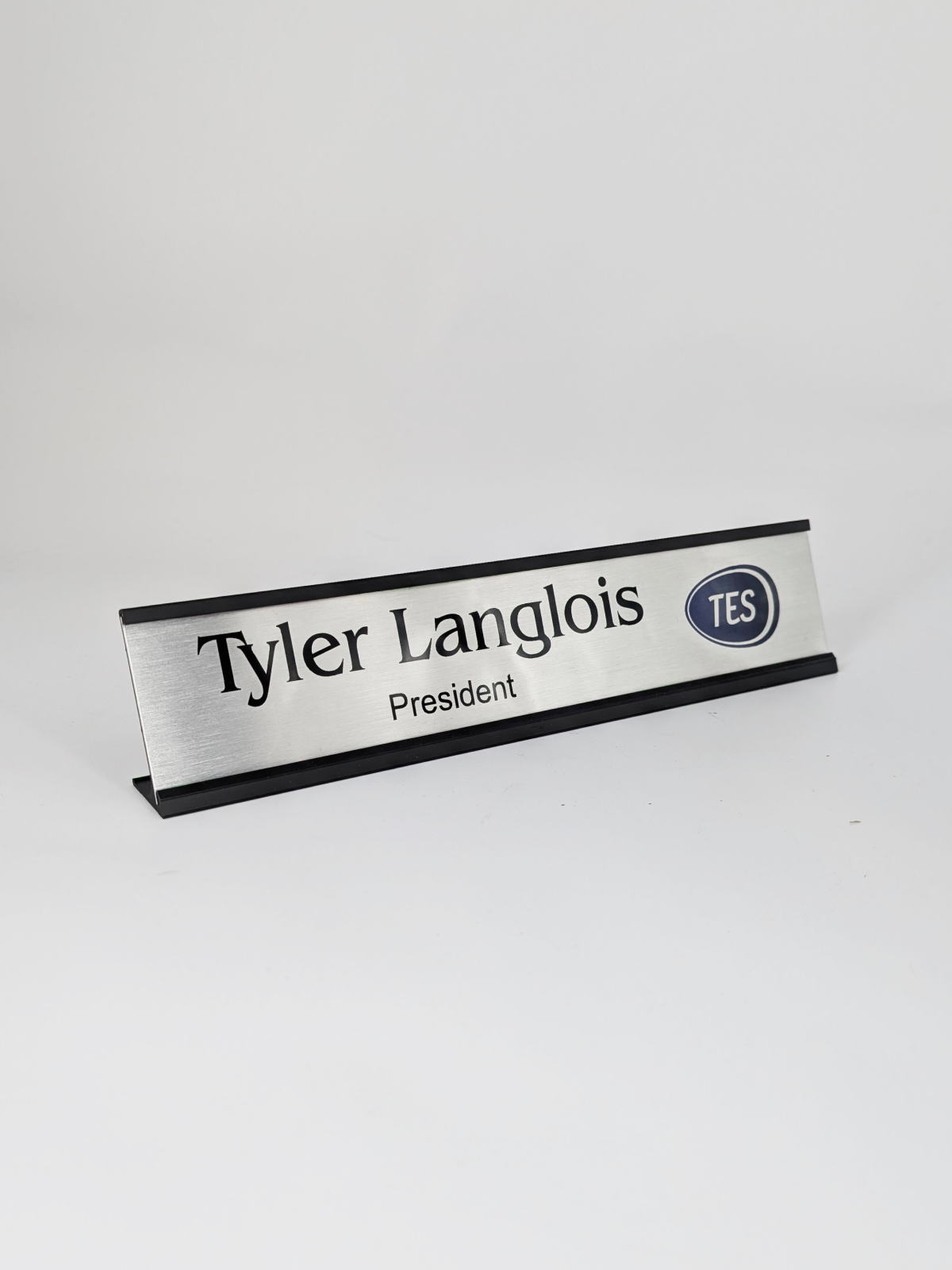 Name Plate with Desk Holder - Standard
