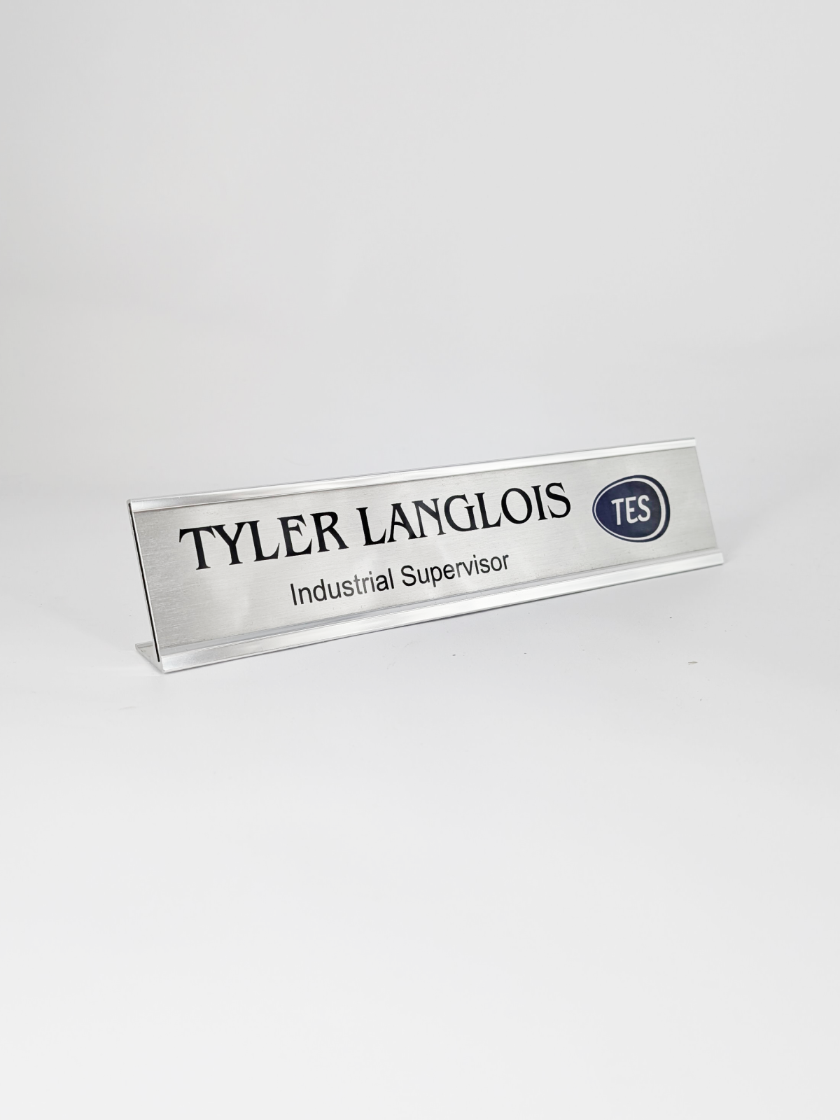 Name Plate with Desk Holder - Standard