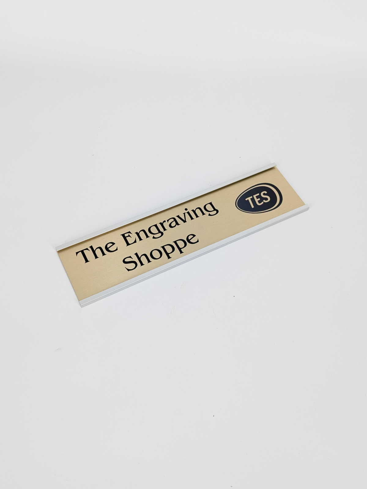 Name Plate with Wall Holder - Standard