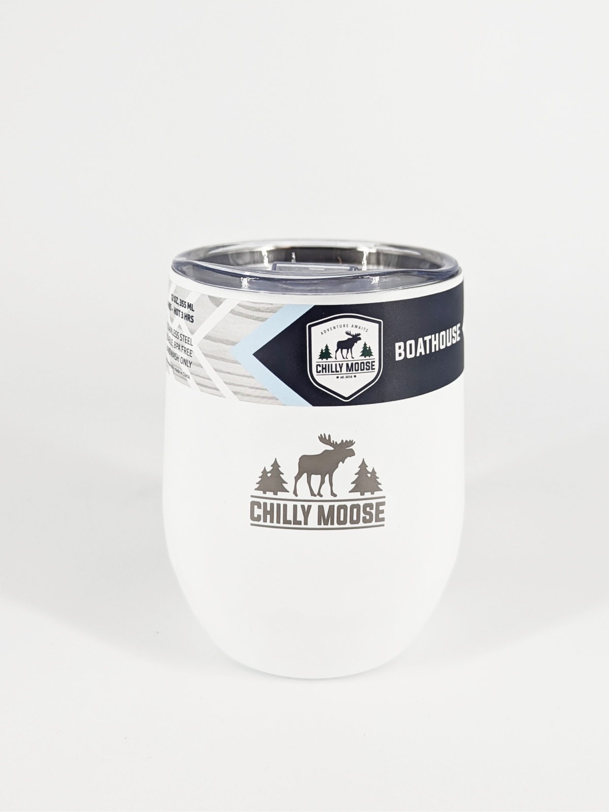 Chilly Moose 12oz Boat House Wine Tumbler - The Engraving Shoppe