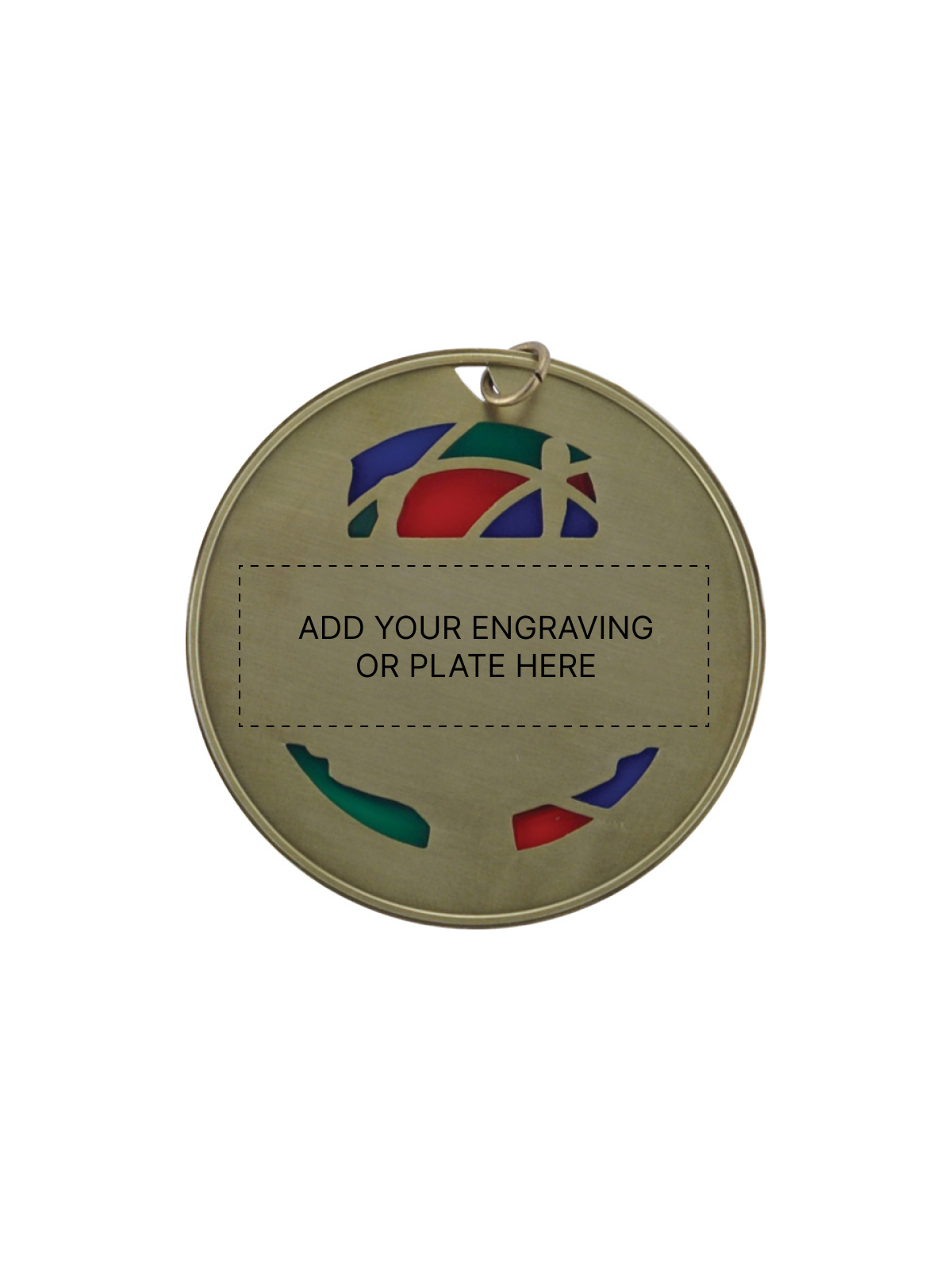 Stained Glass Medals - Badminton