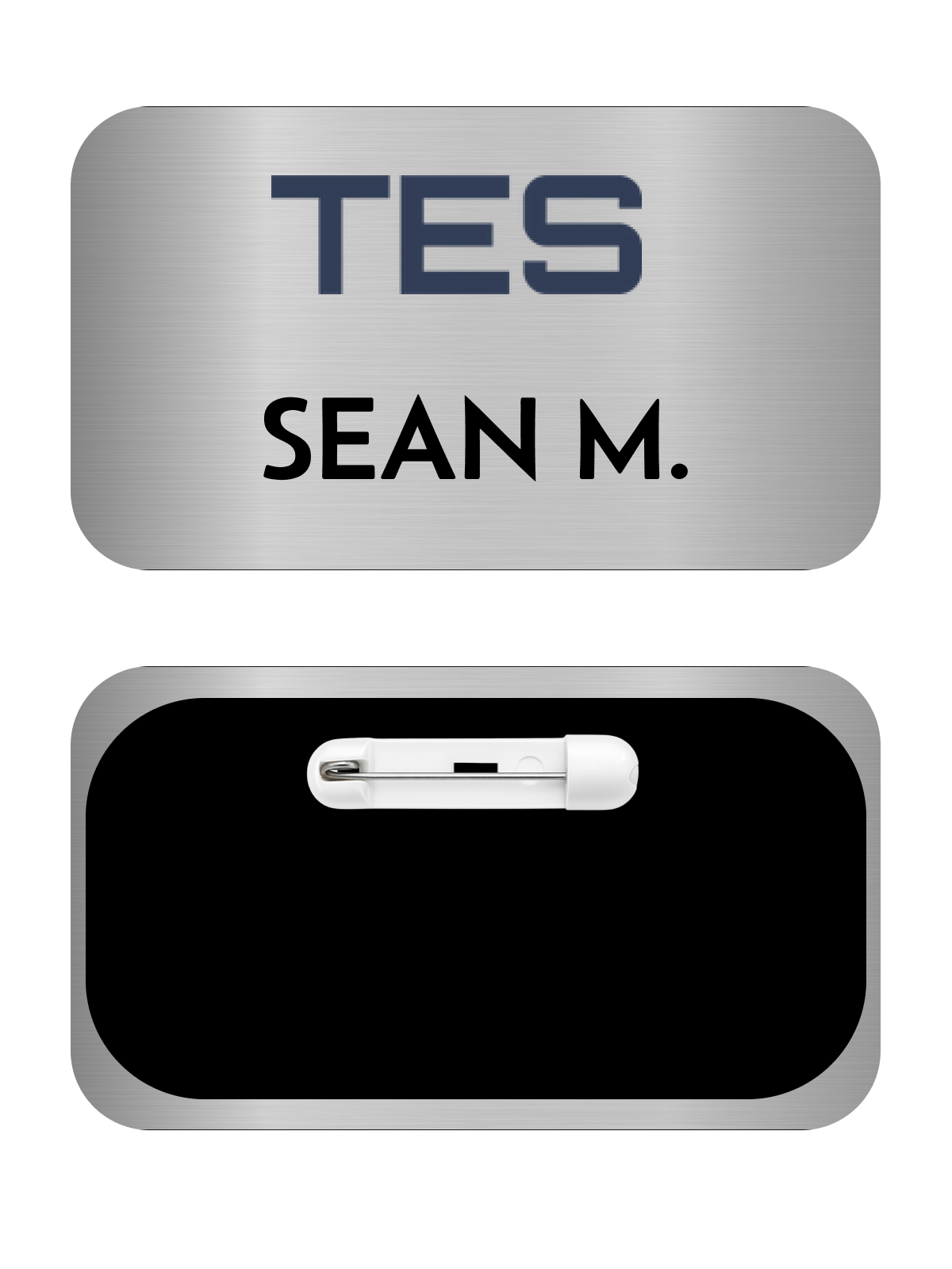 Metal Sublimated Name Tags