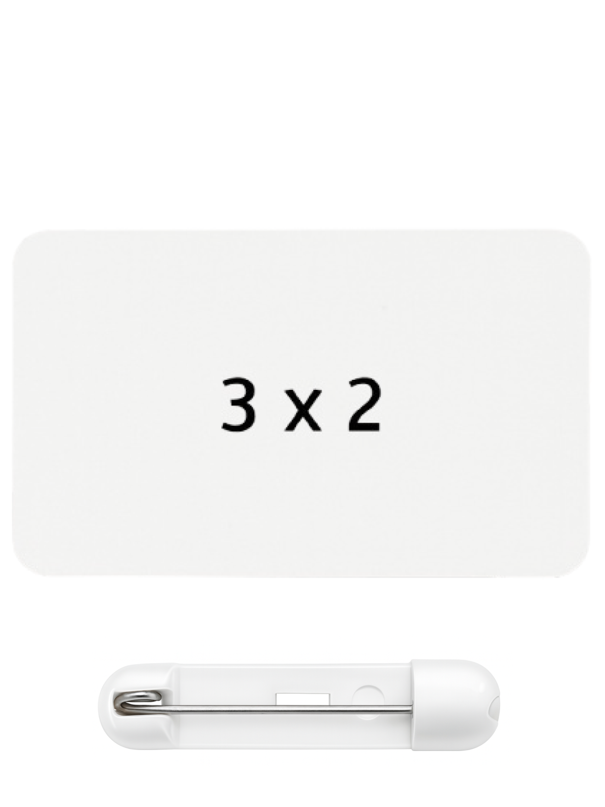 Plastic Sublimated Name Tag