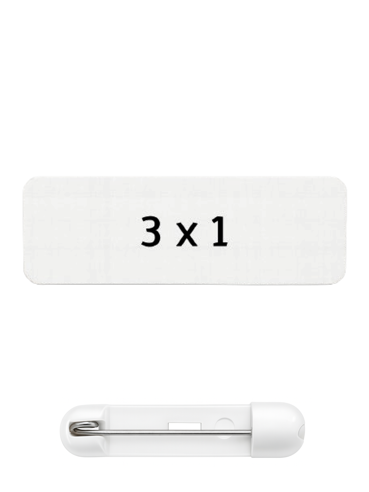 Plastic Sublimated Name Tag