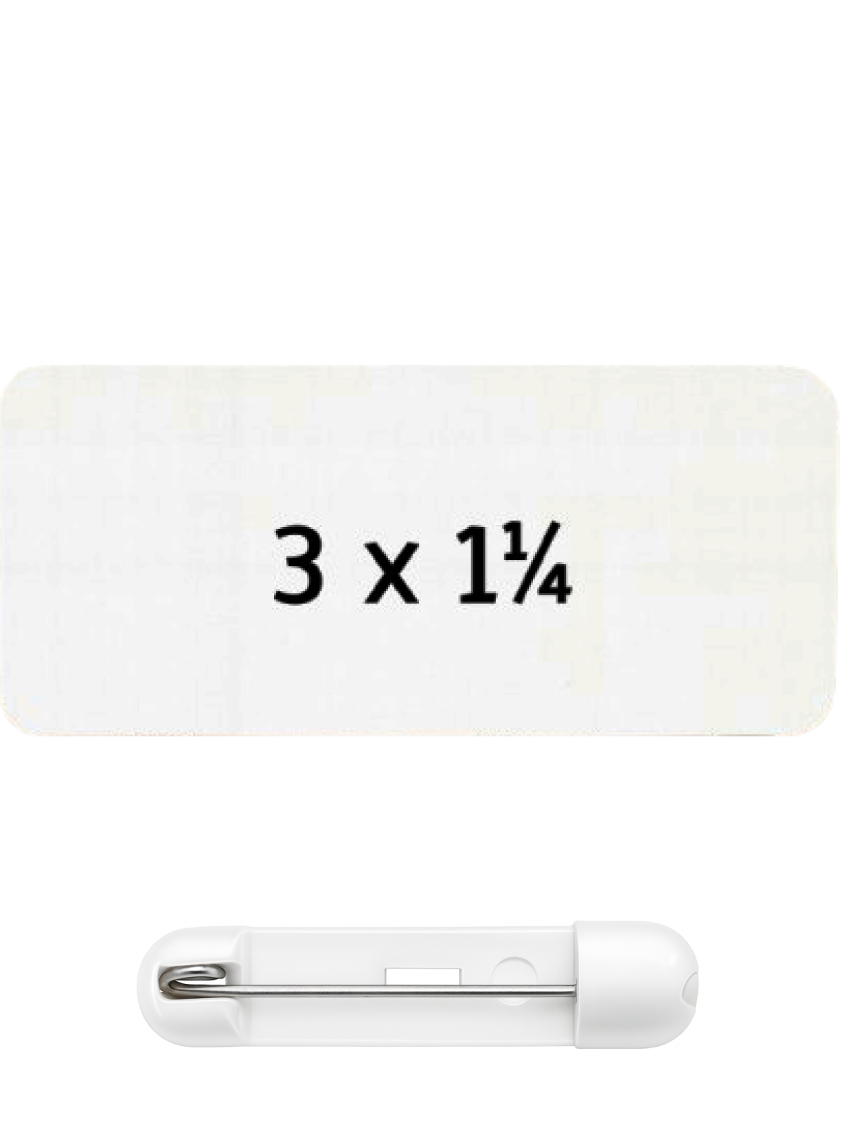 Plastic Sublimated Name Tag