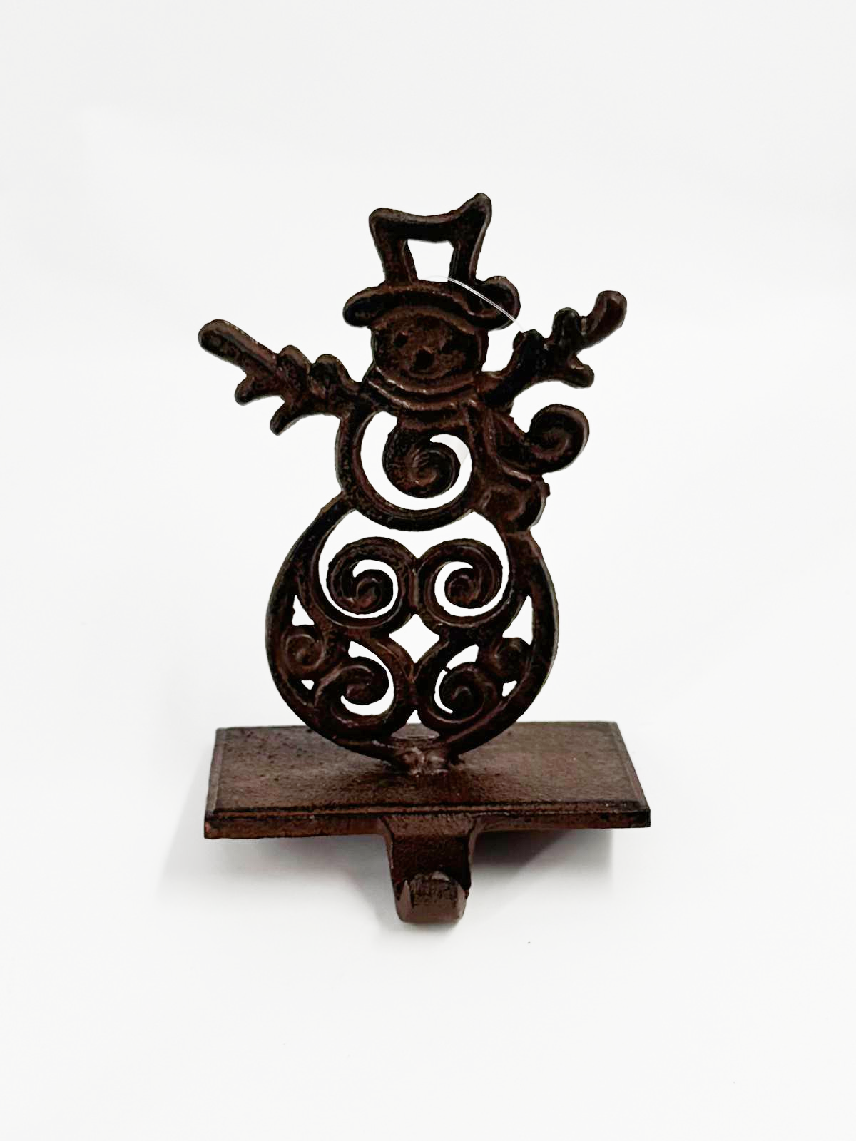 Rustic Metal Christmas Stocking Holder