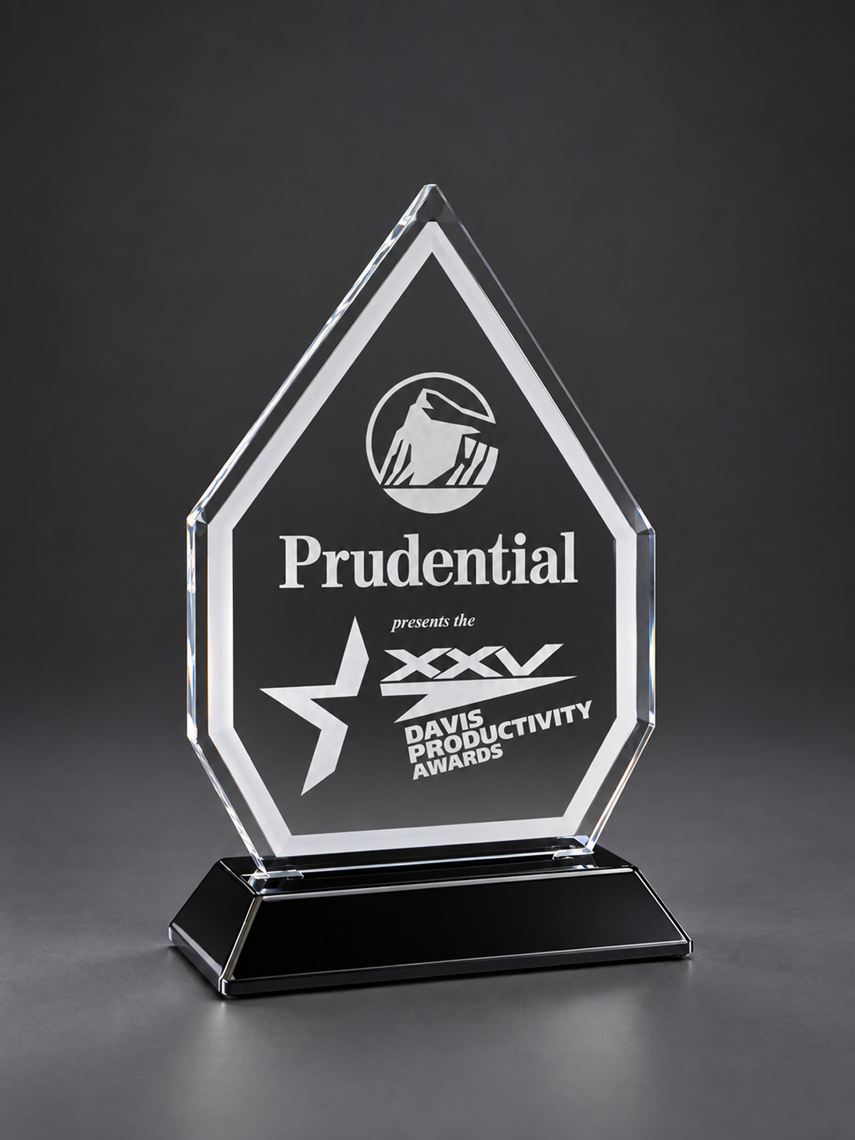 Snap-In Diamond Acrylic Award