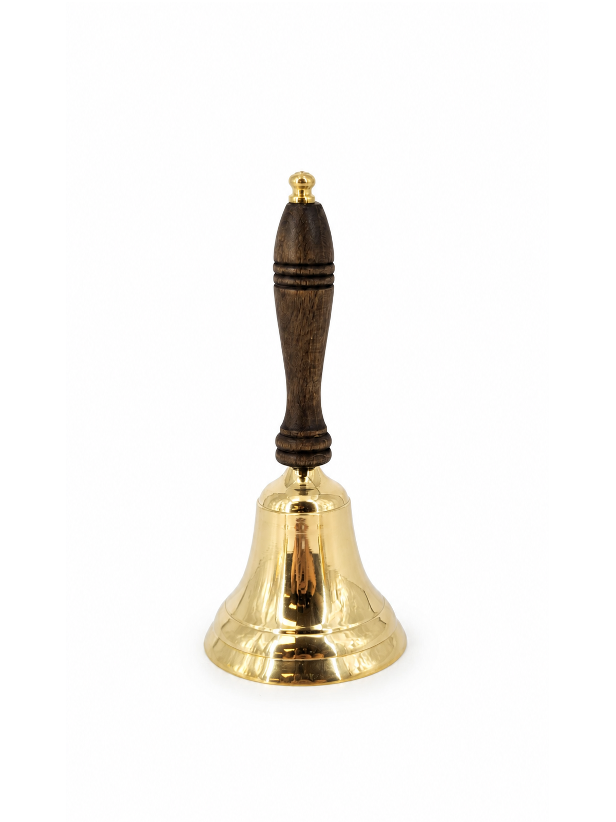 Brass Hand Bell with Wooden Handle