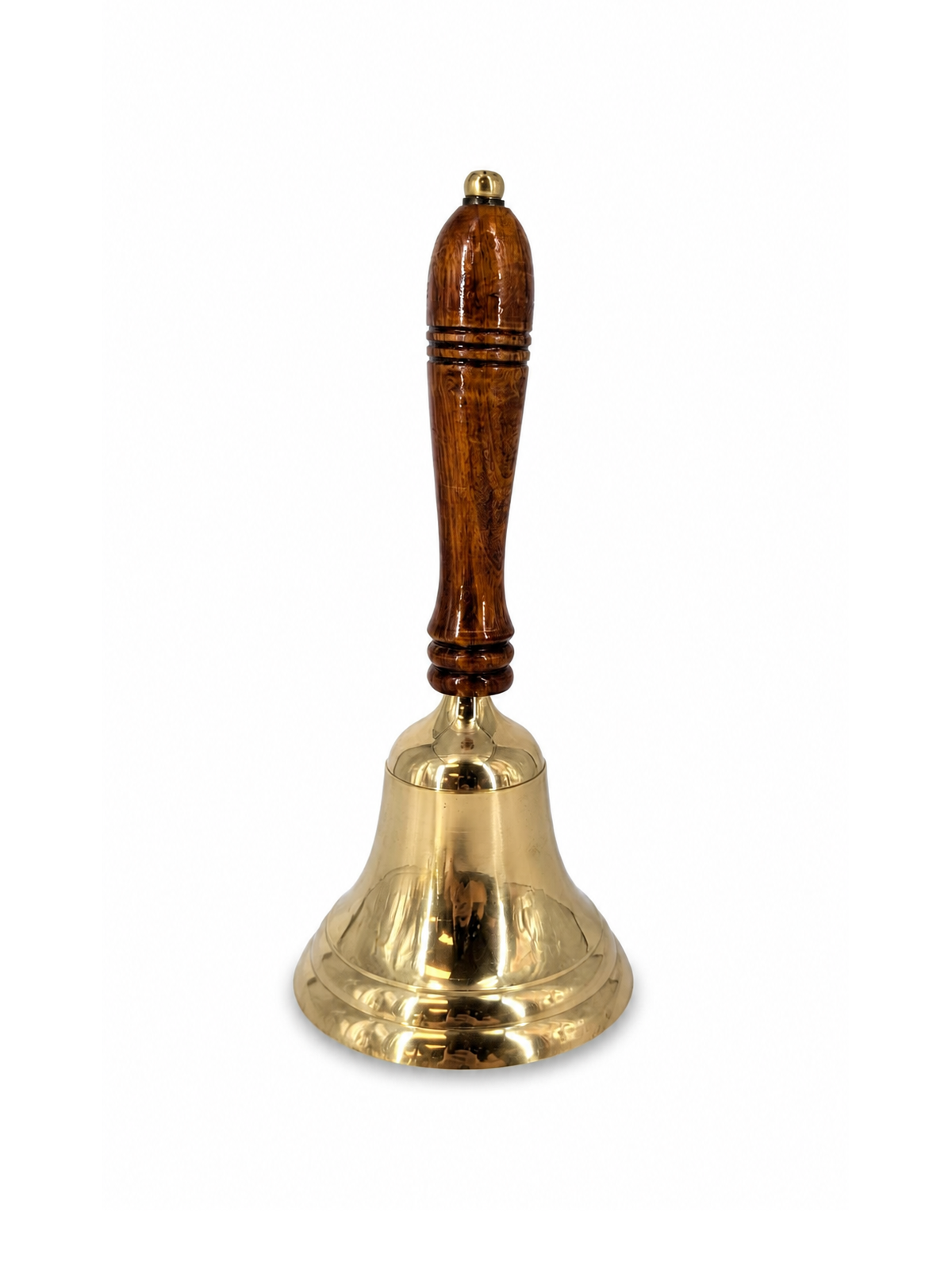 Brass Hand Bell with Wooden Handle