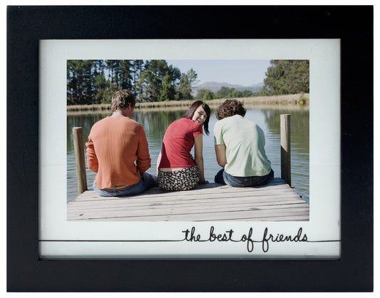 Malden Best of Friends Frosted Glass Photo Frame