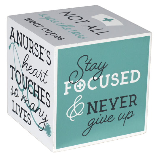 Nurse's Motivational Desk Cube