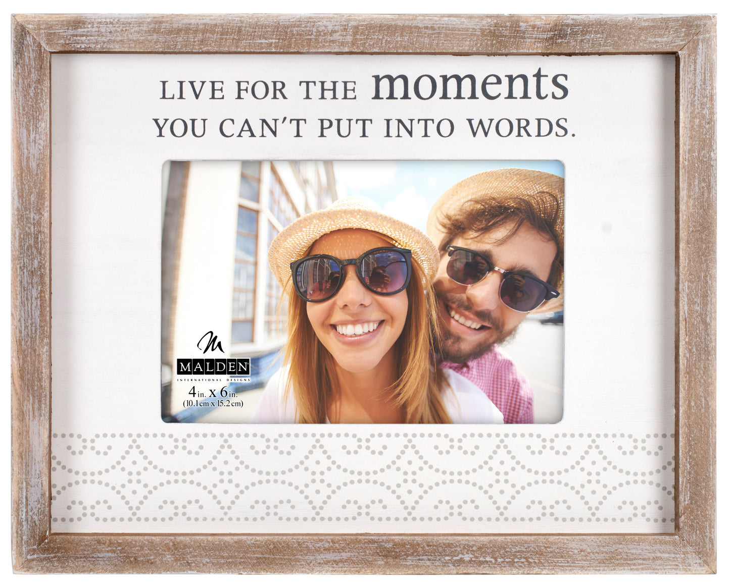 Malden 4x6 "Live for the Moments" Photo Frame