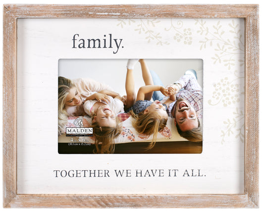 Malden 4x6 Family Together Photo Frame