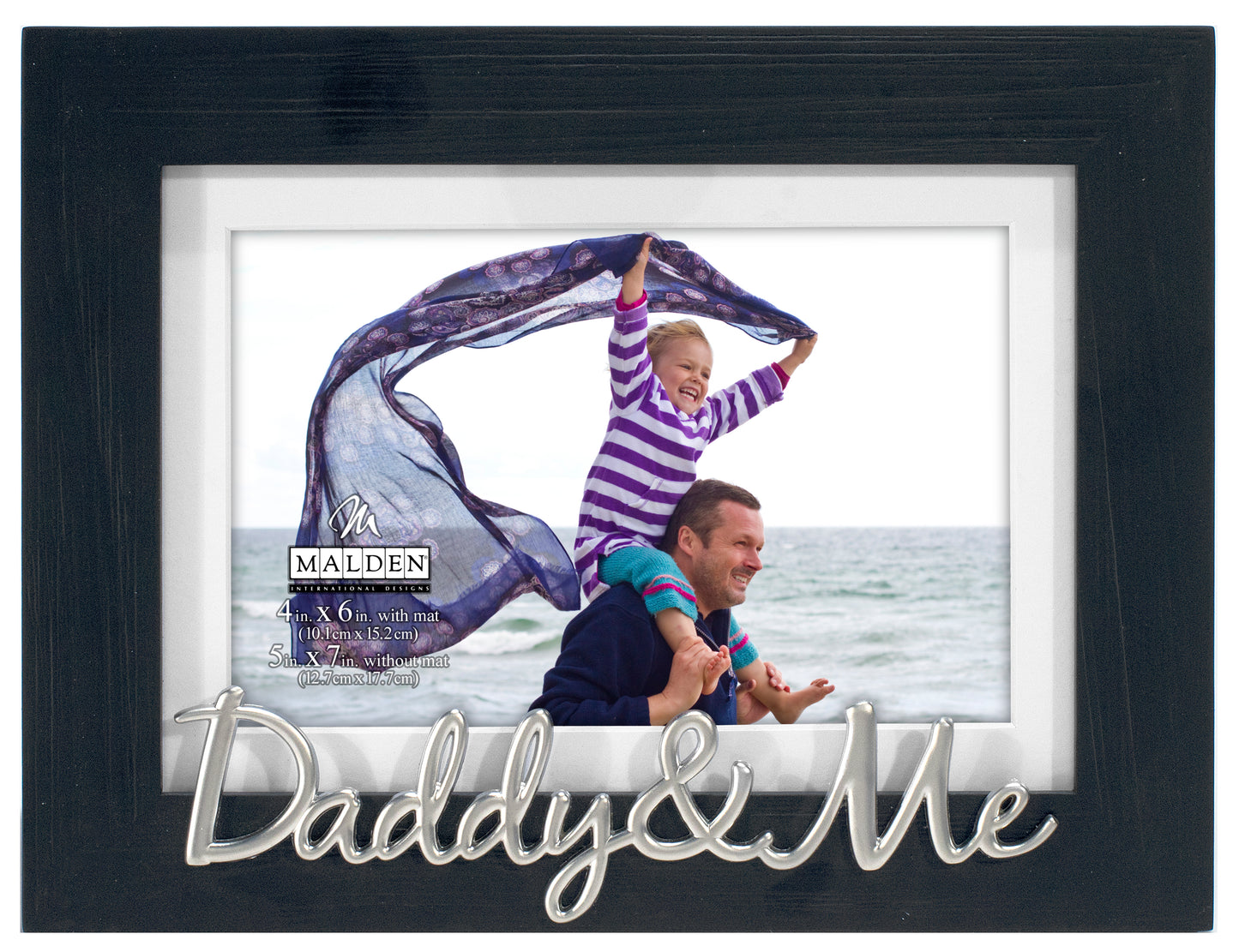 Malden Daddy and Me 4x6 Photo Frame
