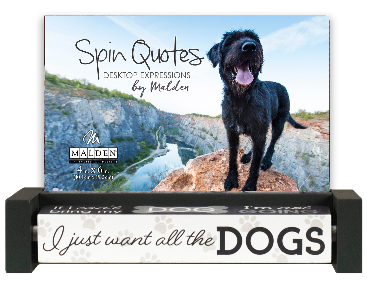 Malden Rotating Expressions, Dog Spin Quotes Photo Frame