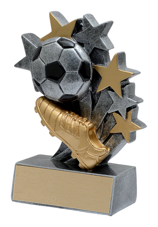 Star Blast Soccer Trophy